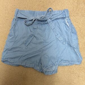 Thread & Supply Light Blue High Waist Women's Shorts